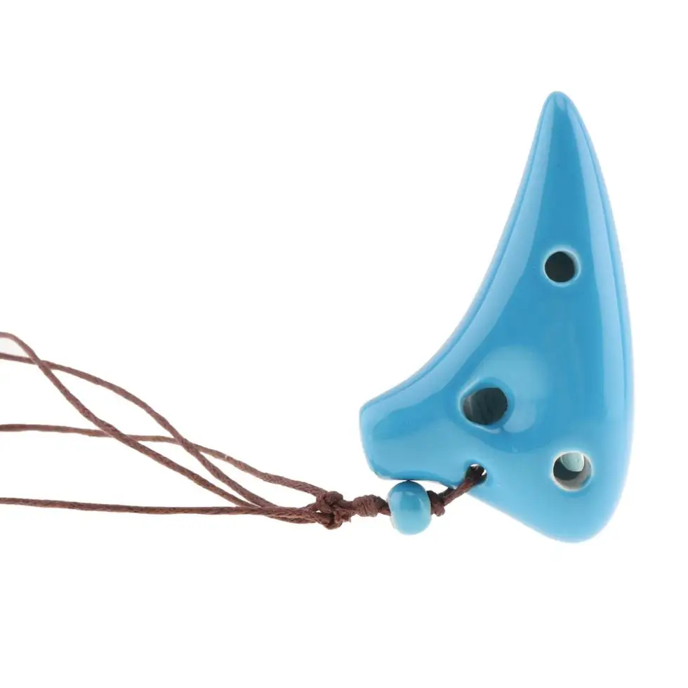 Керамическое ожерелье с 6 отверстиями мини альт тонек окарина инструмент