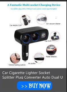 Розетка для автомобильного прикуривателя с разъемом 12 V-24 V 3.1A Dual USB Зарядное устройство Мощность адаптер штепсельной вилки Напряжение ЖК-дисплей Дисплей для телефона MP3 DVR