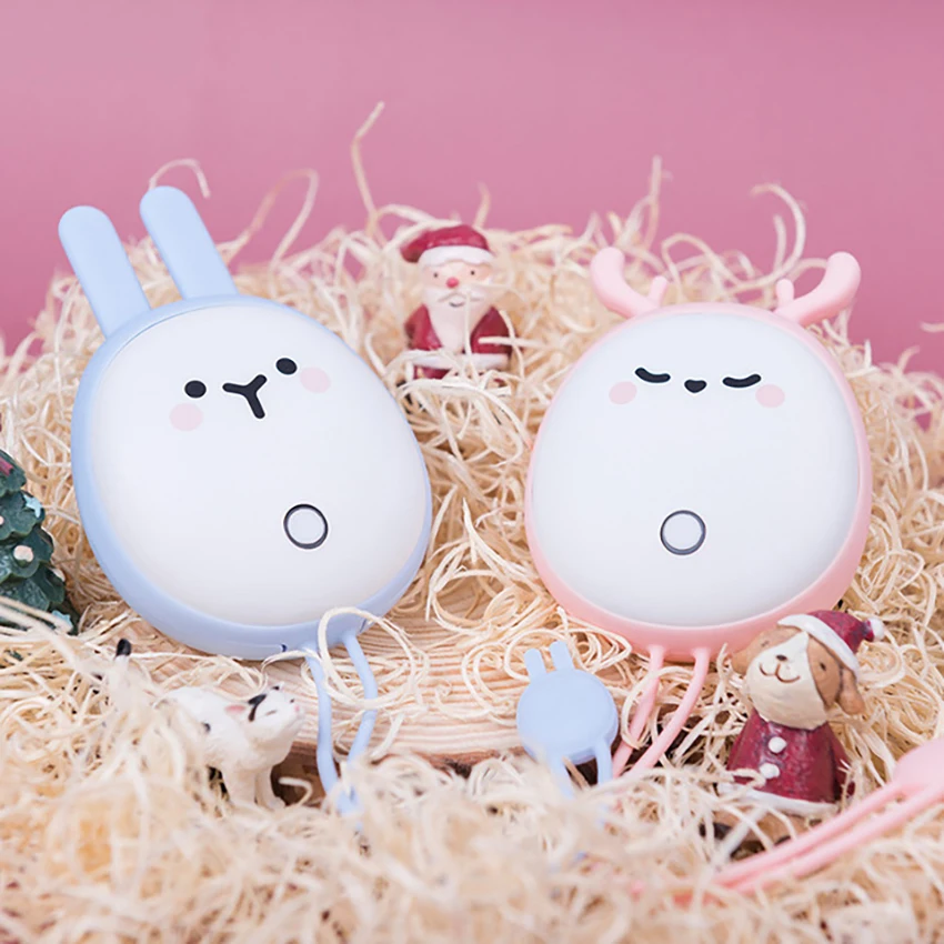 Портативные Симпатичные зарядные USB-обогреватели для рук обогреватель карманный