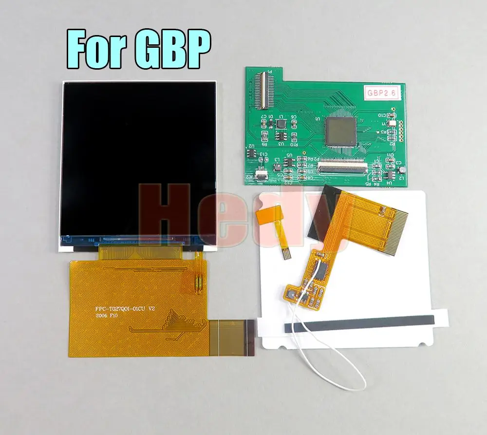 lcd de alta iluminação, para nintendo gbc,