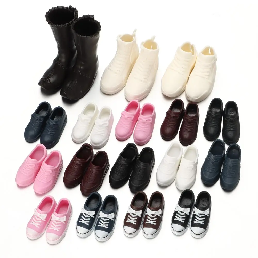 Fashion Shoes For 16cm Dolls 1/3 1/4 Doll Soft Plastic Sneakers PVC Casual Fit Foot Length 2~35cm Accessories | Игрушки и хобби