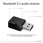 USB беспроводной Bluetooth 5,1 адаптер приемника музыкальные колонки 3,5 мм AUX автомобильный стерео аудио адаптер для ТВ наушников Прямая поставка