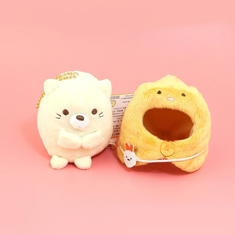 Sumikko гураши со съемной накидкой плюшевые игрушки Peluche мягкие куклы игрушки Детский подарок Juguetes брелок орнамент ключ кулон