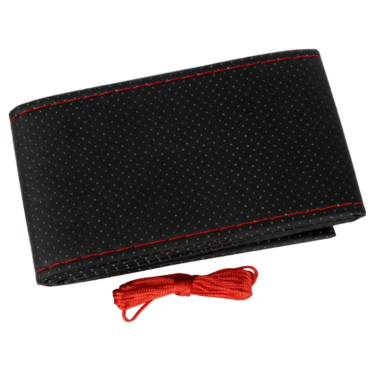 Чехол рулевого колеса автомобиля мягкая кожаная текстура для fiat punto doblo 500 500x Panda