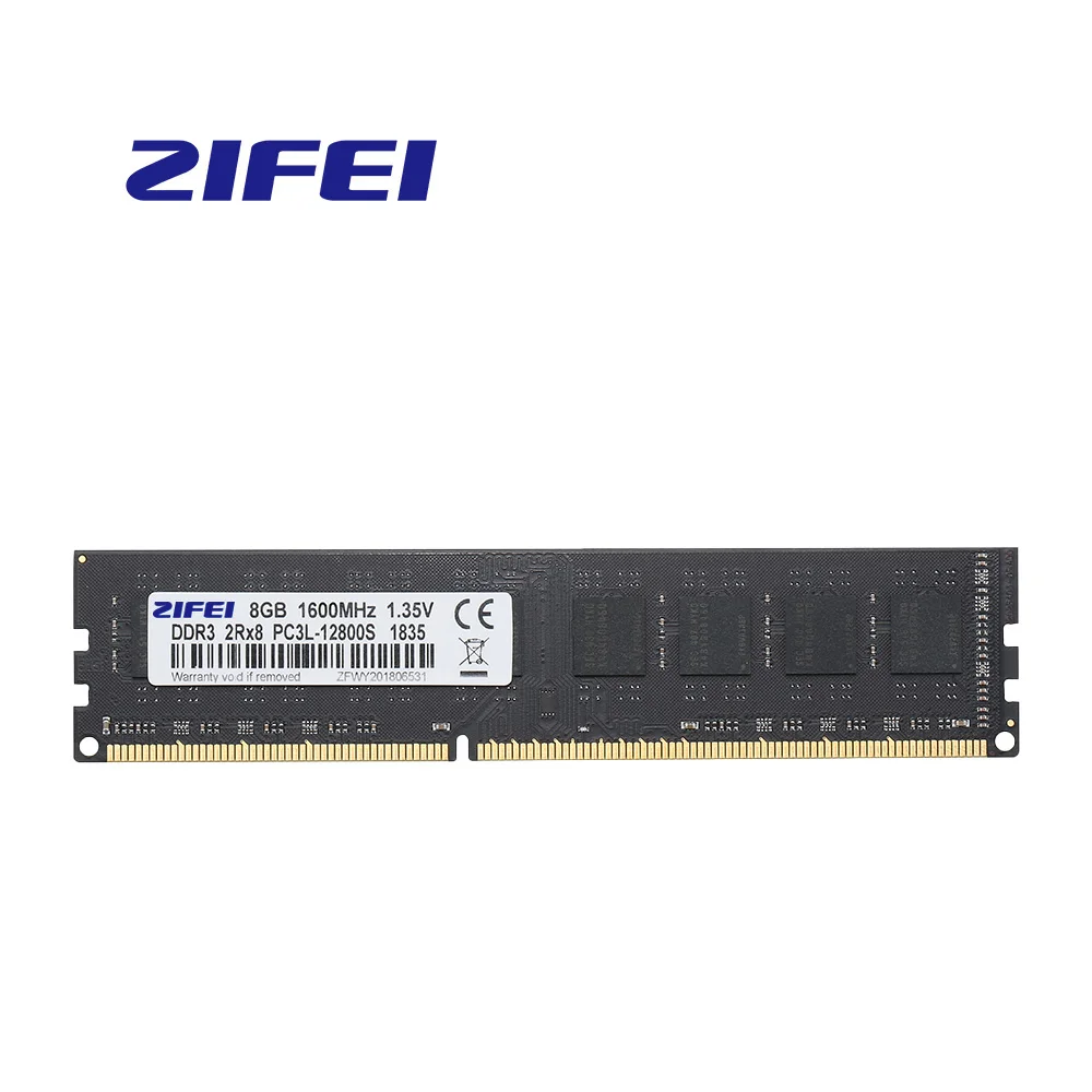 ZiFei ram DDR3L 16 Гб (8 * 2 шт.) 1333 МГц 1600 240Pin 1 35 в UDIMM полностью совместим с настольным