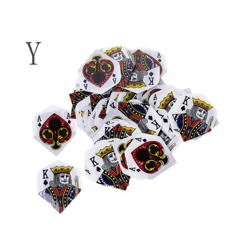 

50 pieces of high quality wear-resistant standard dart flying beautiful outdoor wing tail professional PVC dart accessories