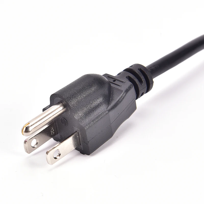 1 шт. США Plug 3Pin Мощность Шнур кабель 3 зубец компьютер AC адаптер Lead Pin