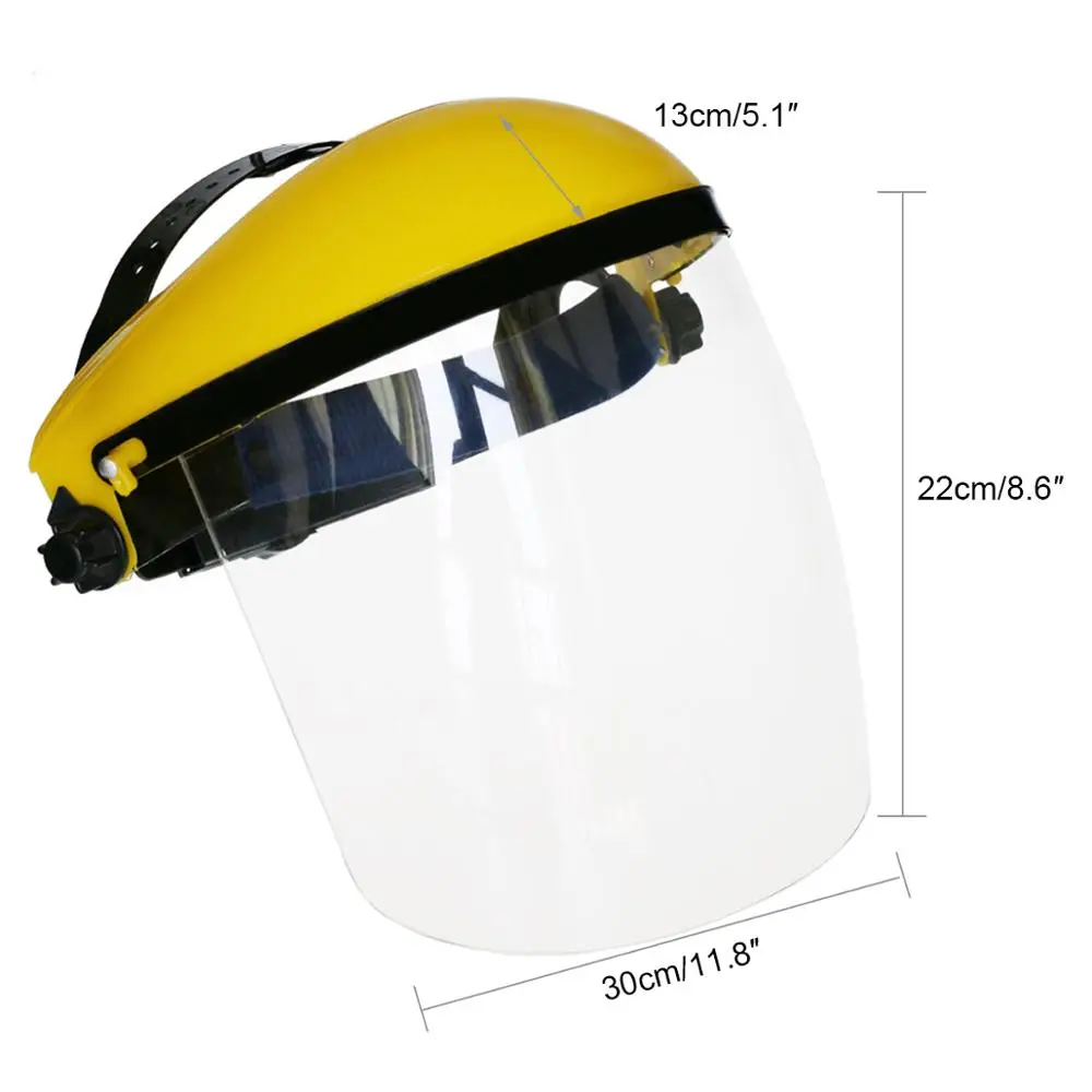 Защитная маска для лица PC сварочный аппарат насадка-крепление анти-УФ Чистая