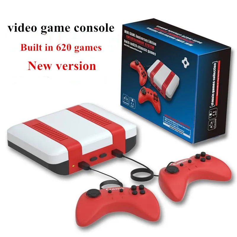 

Retro Classic video game console Built-In 620 Classic Games Mini TV Game Console AV Output Game Console for children gifts