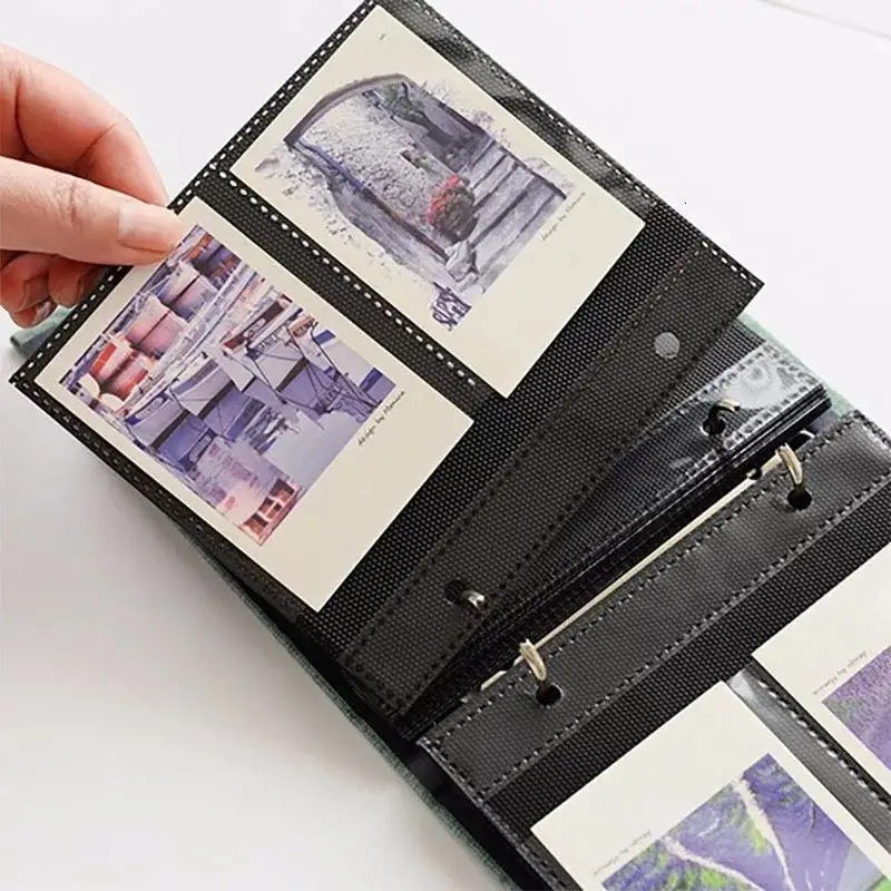 70 карманных фотоальбомов из хлопка и льна для Fujifilm Instax 210 300 в ширину | Электроника