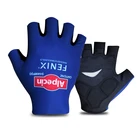 2021 ALPECIN велосипедные перчатки на пол пальца дышащий велосипед Спорт Перчатки Для мужчин Для женщин Для мужчин анти-занос, удар поглощения велосипедные перчатки