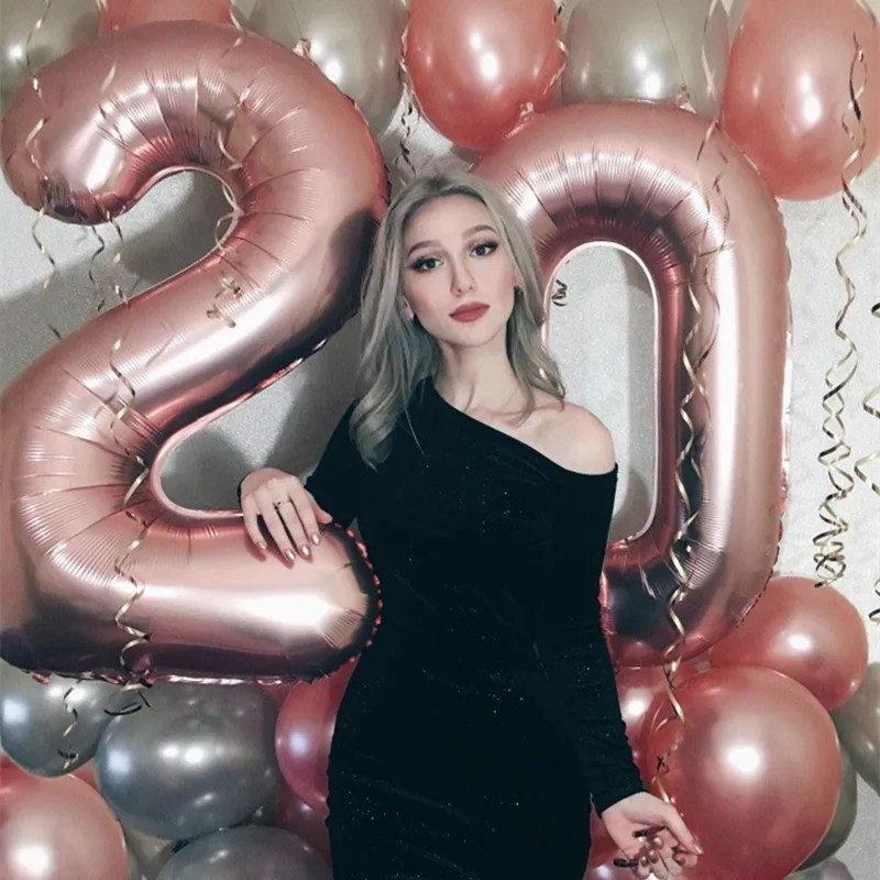 32 дюйма большое количество шарики День подарков будущей матери гелиевый шарик из