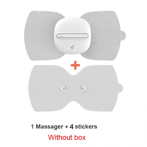 white no box 1 stick Xiaomi Smart LF бренд Портативный электрический стимулятор наклейки-массажеры всего тела Волшебный массаж терапия расслабить мышцы - Цвет: white no box 1 stick