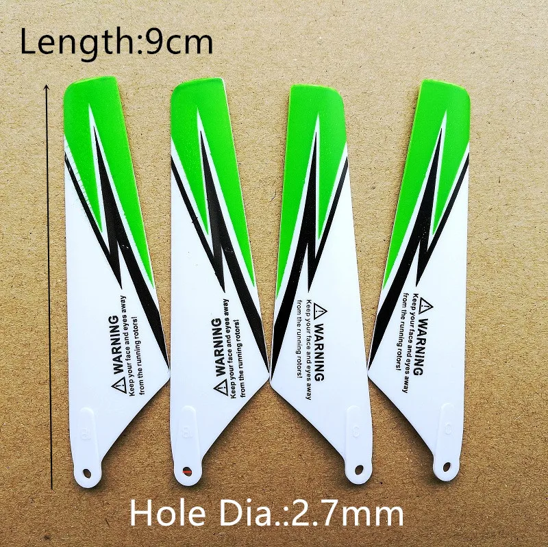 

5 Colors SYMA S107 S107C S107G S108G S109G 9cm Main Blades Propeller 3.5CH Mini RC Helicopter Spare Parts Accessories