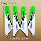 5 цветов SYMA S107 S107C S107G S108G S109G 9 см главные лопасти пропеллер 3.5CH мини Запчасти для радиоуправляемого вертолета аксессуары