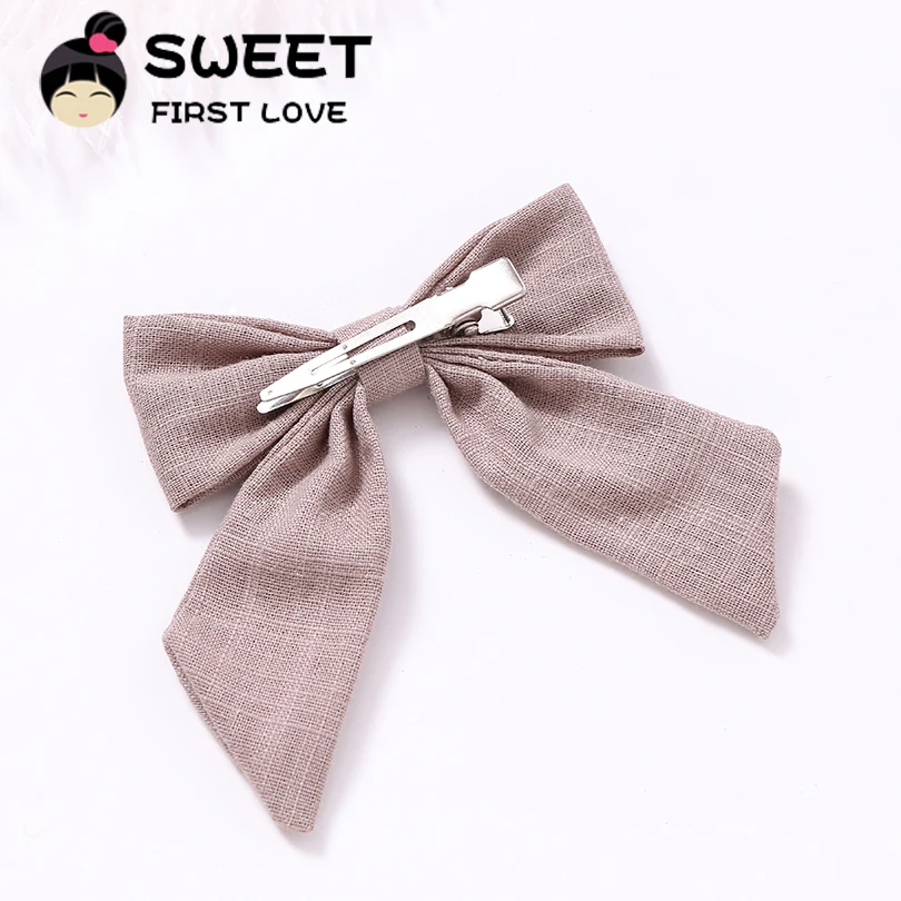 Ручная работа заколки для волос с бантом девочек оптовая продажа большим детей