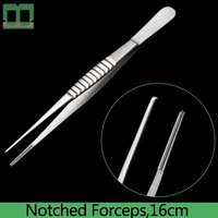 notched forceps stainless steel surgical operating instrument cosmetic plastic surgery plastic tweezers 16cm cartilage tweezers
