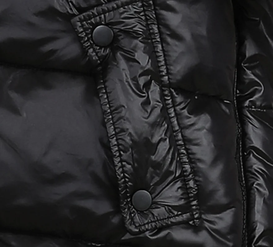 

Amazon Europe's new 2020 Women's mid-length cotton dress nylon polka-dot hooded winter cotton-padded jacket