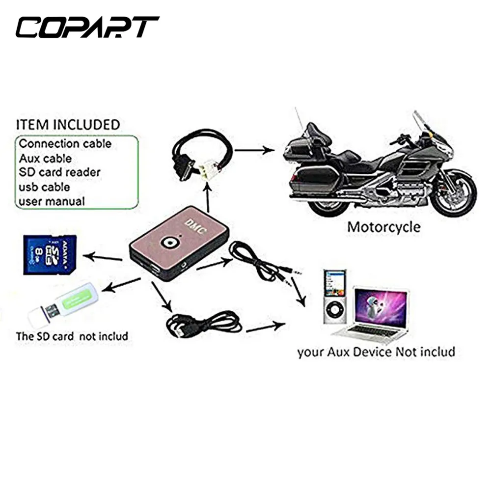Чехол для музыкального CD плеера Honda Goldwing 1800 GL1800 2001-2011 2010 2009 2008 | Автомобили и