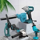 Бесщеточный беспроводной электрический гаечный ключ, угловая шлифовальная машина, Сабельная пила, набор электроинструментов для бензопилы Makita, аккумулятор 18 в, 800 нм