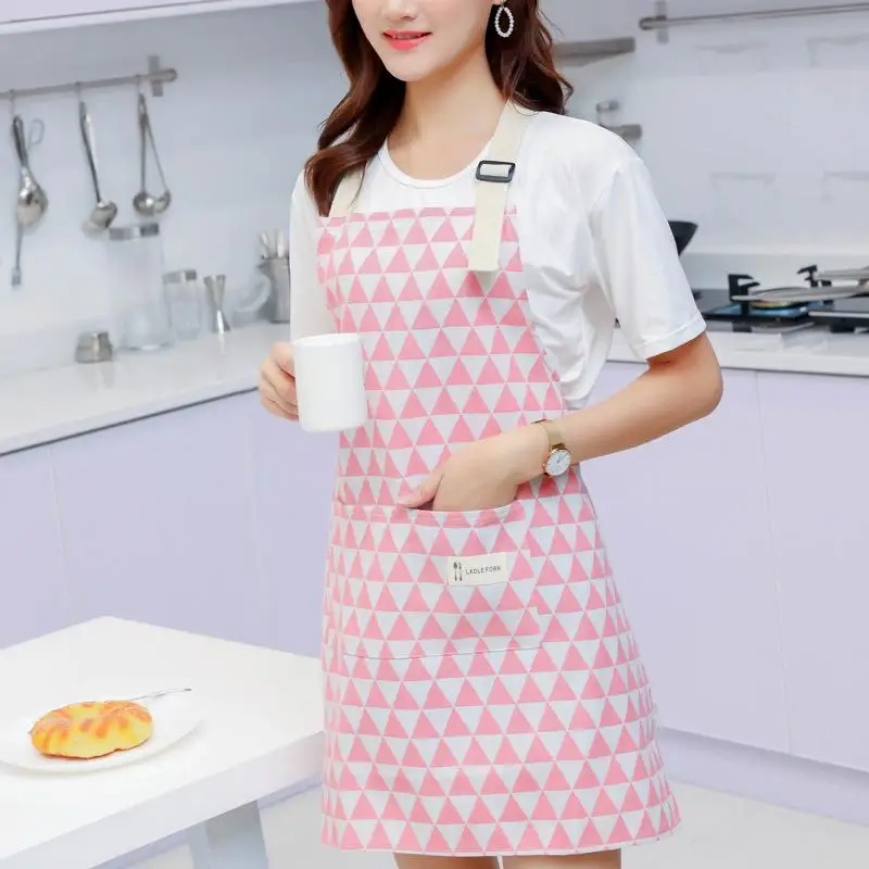 

40 Cleaning Apron Waterproof Kitchen Aprons for Woman Concise Apron Overclothes Housework Clean Apron delantal cocina
