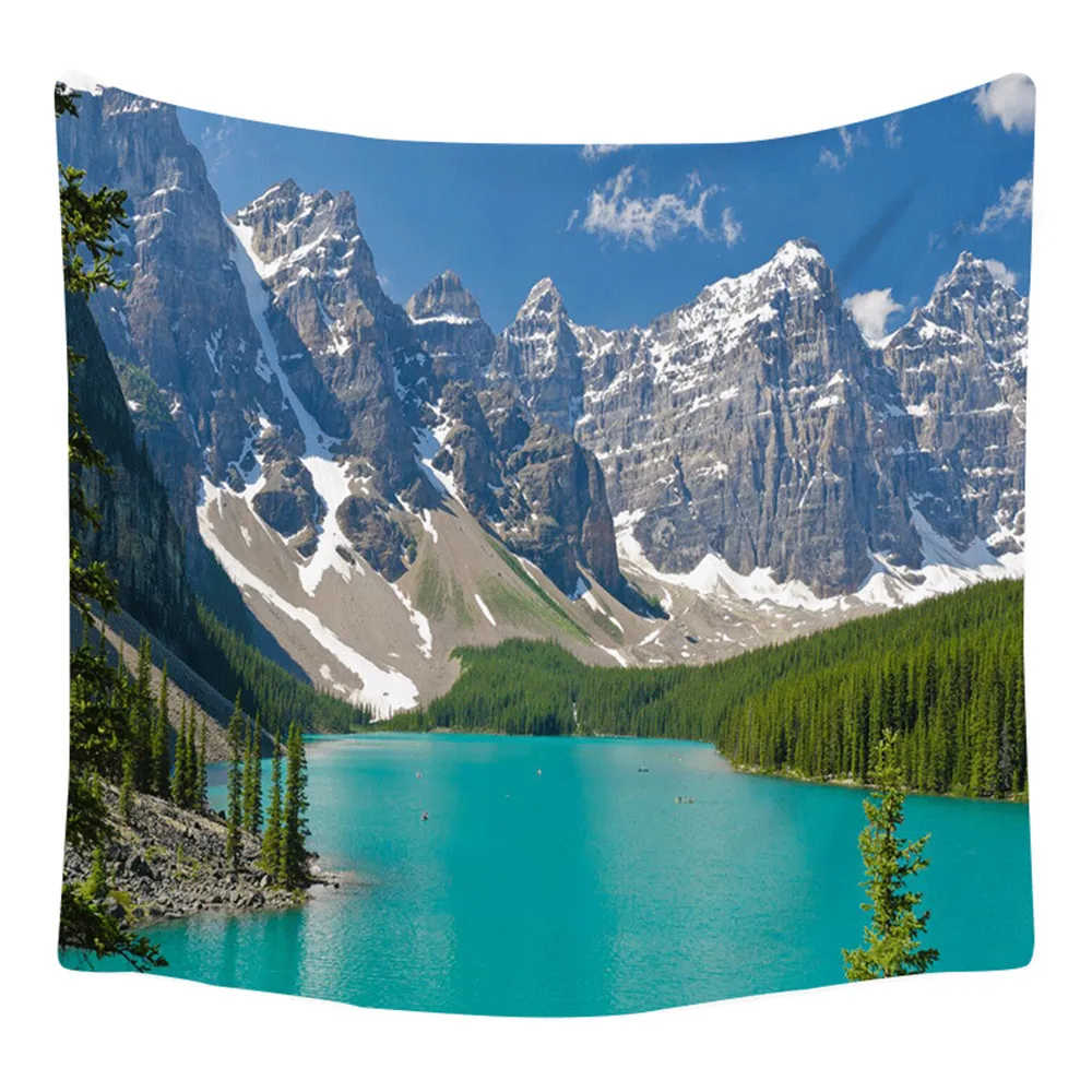 Скандинавский гобелен Ins с изображением сказочного леса декоративное одеяло в