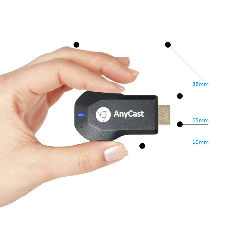 

TV Stick 1080P M4 Wireless Anycast TV Dongle Receiver Adapter HDMI-compatible WiFi Dongle For DLNA Airplay Miracast