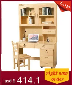 Мебель scrivana поднос для кровати Tafelkleed Escritorio Biurko Tisch Tafel винтажный деревянный стол подставка для ноутбука Mesa стол с книжной полкой