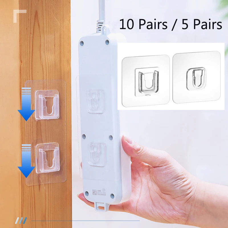 

Double-Sided Adhesive Wall Hooks Hanger Strong Transparent Hook Storage Holder Suction Cup Sucker for Home Kitchen Bathroom
