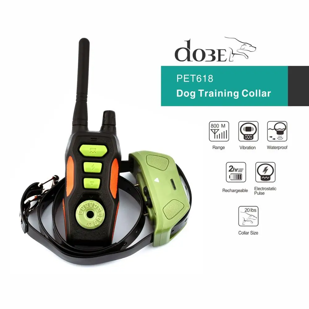 Тренировочный ошейник для собак с дистанционным управлением перезаряжаемый