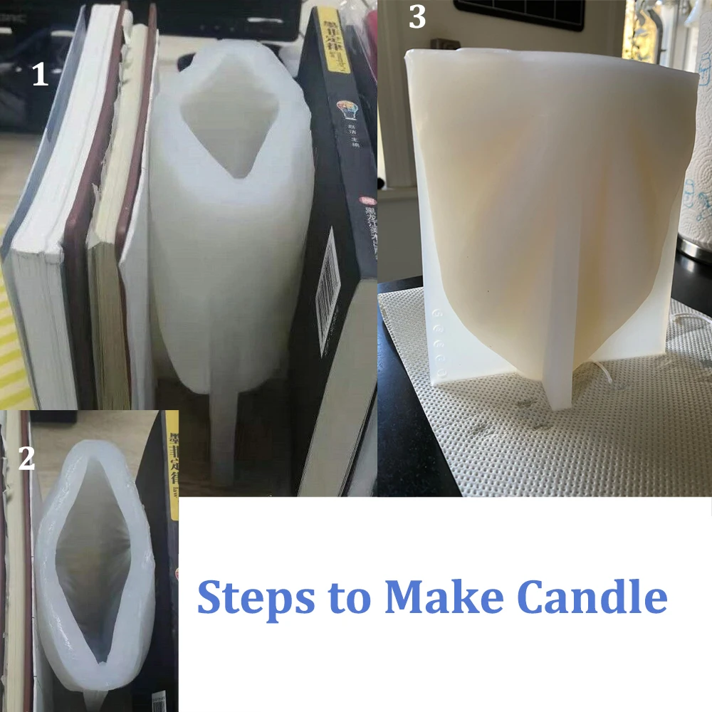 Форма в виде большой коралловой ракушки для свечей 3D Искусство ароматические