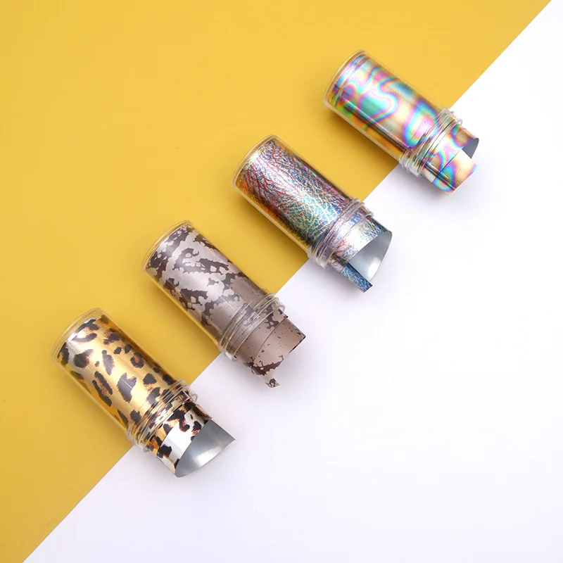 1 рулон наклеек для ногтей набор слайдеров красочный павлин Леопардовый принт