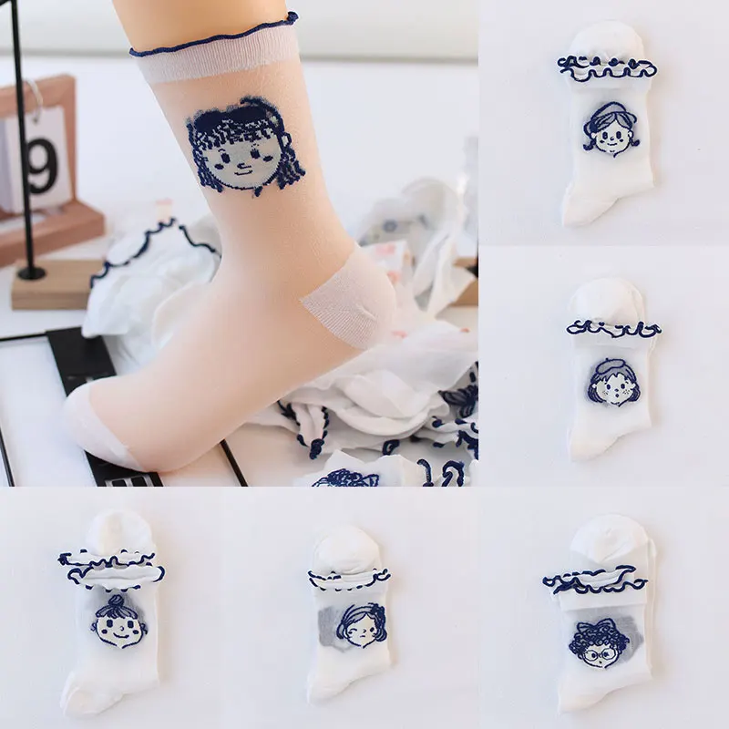 Новейшая модель Женские сетчатые гетры с кружевами из шелка длинные носки