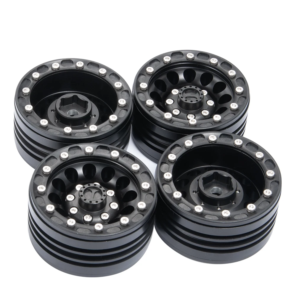 AXSPEED 1 9 дюймов Beadlock Колесные диски алюминиевая Ступица колеса для 1/10 RC Crawler Axial SCX10