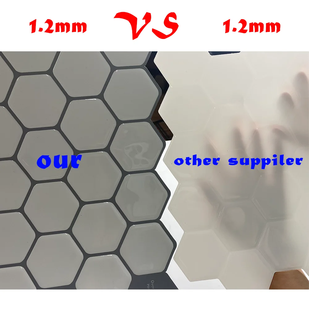 vividtiles 1212 inch self adhesive vinyl wallpaper kitchen sticker peel and stick subway 3d effect tiles 10 sheet free global shipping