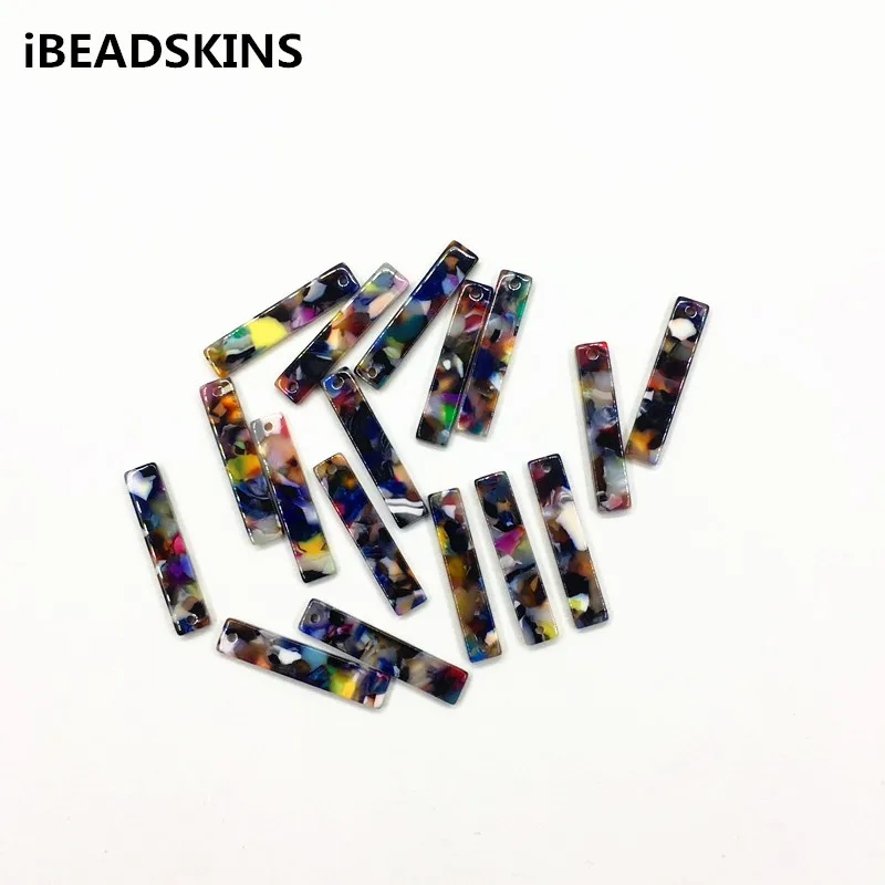 Новое поступление! 100 шт. прямоугольные очаровательные серьги из уксусной