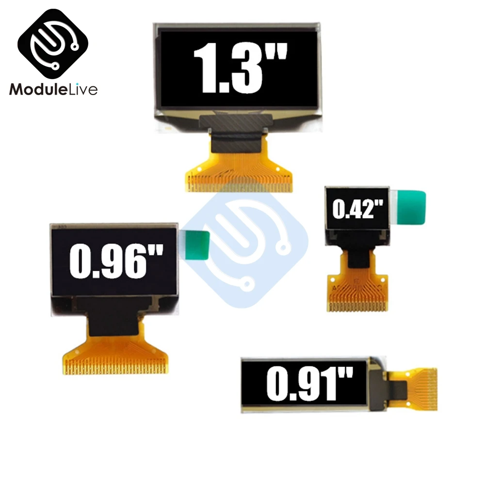 OLED дисплей ЖК 0 42 91 96 1 3 дюйма SSD1306 128*64 Синий экран модуль 'Ɔ 96'' для Arduino|Детали