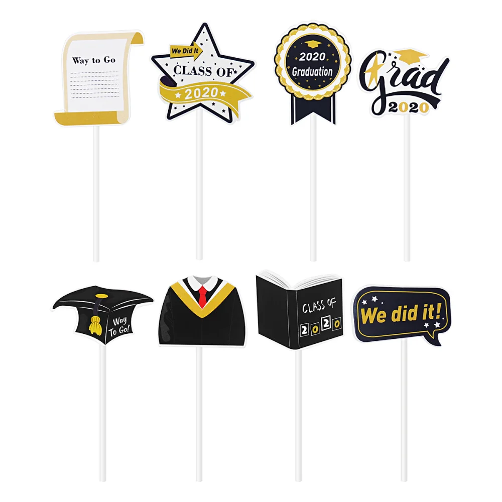 

Amosfun 72PCS Graduation Cupcake Toppers 2020 Graduation Party Decorations Cake Desserts Topper Food Picks