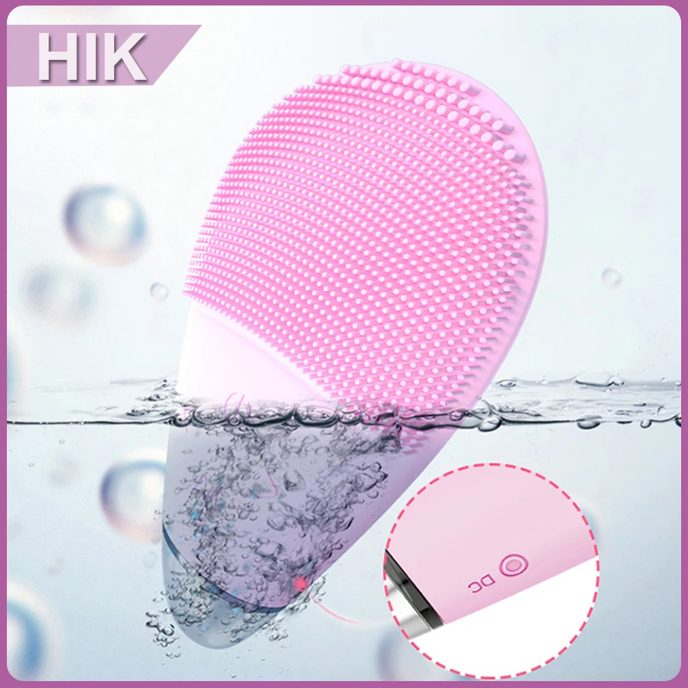 

Soft Silicone Face Cleansing Brush Electric Face Cleanser Face Skin Deep Pore Washing Massage Brush Facial Cleaner Beauty Tools
