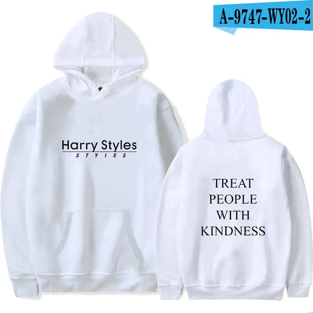 white Стиль Гарри, толстовка с капюшоном, Толстовка для мужчин/женщин, Harajuku One Direction, с буквенным принтом, толстовки, свитера, пуловер с длинным рукавом, одежда - Цвет: white