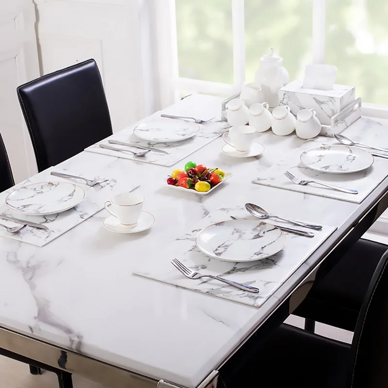 Коврик в полоску с мраморным узором декоративный коврик из искусственной кожи