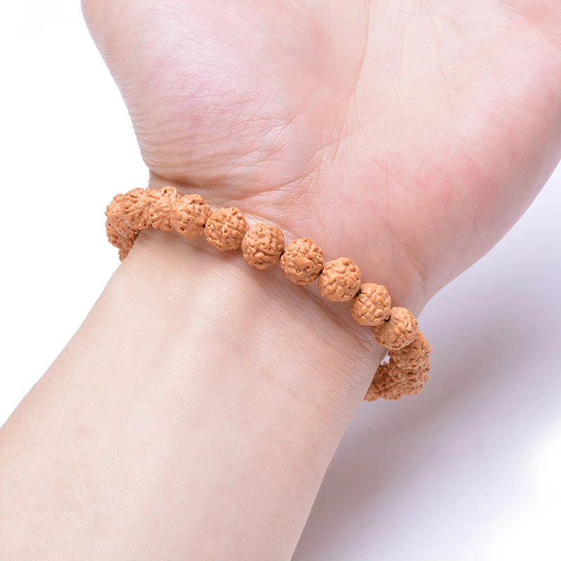 MOFRGO 8 мм браслеты с бусинами для женщин безделушка натуральная рудракша