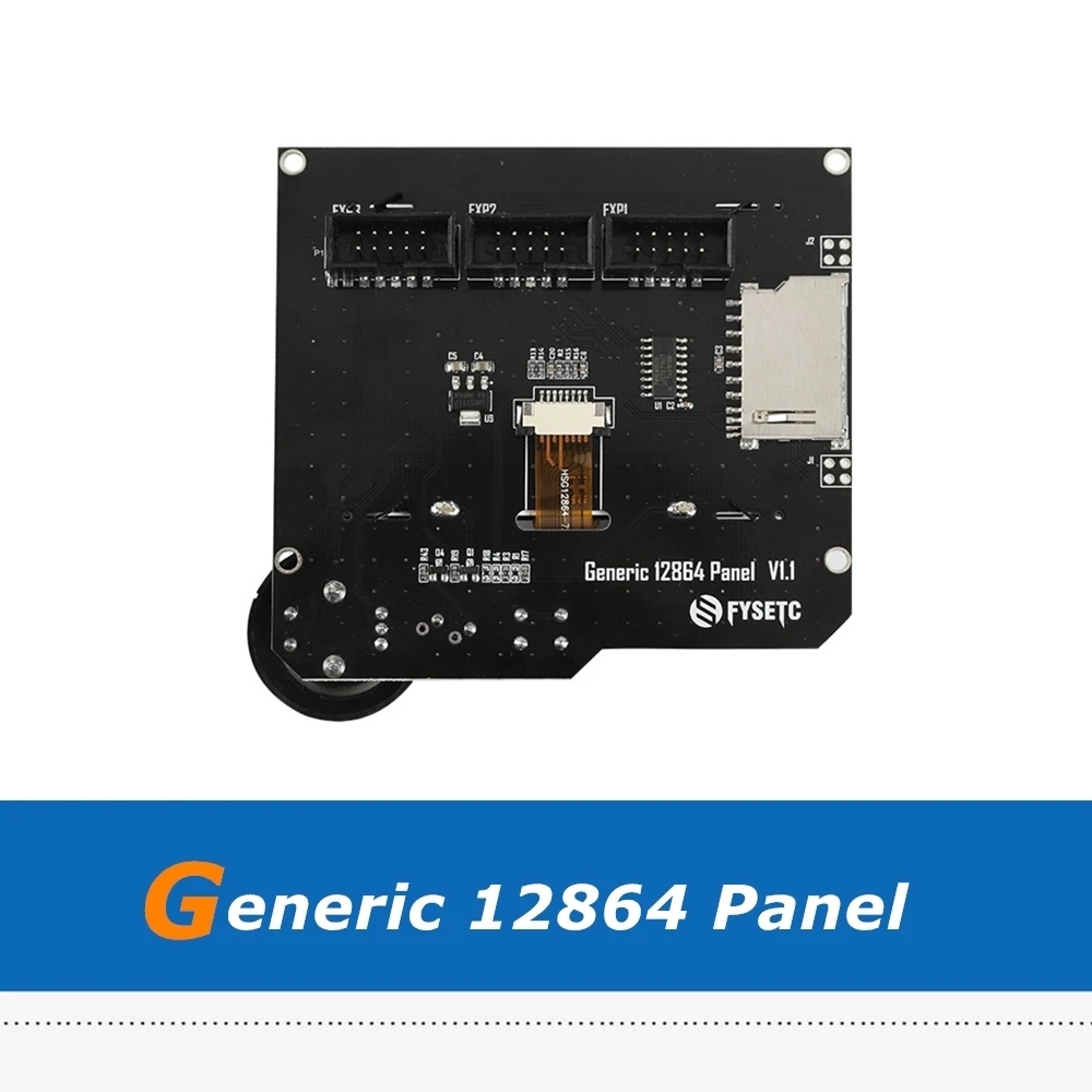 1 шт. Универсальная панель 12864 V1.1 Smart 12864LCD Модуль дисплей синий экран Поддержка