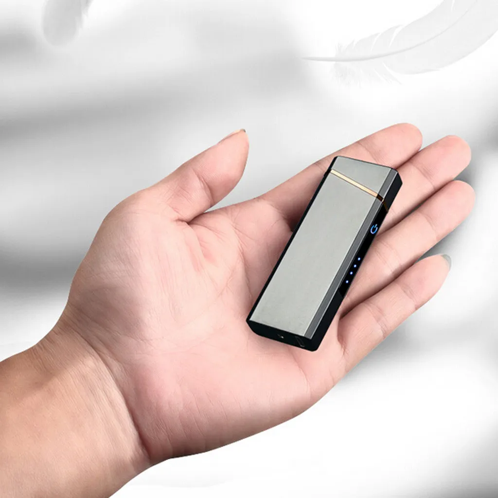 _ USB металлическая зажигалка с зарядкой от ветра электронные зажигалки сенсорным