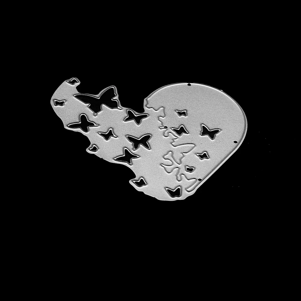 Сердце бабочка металлические режущие штампы трафарет для скрапбукинга &quotсделай
