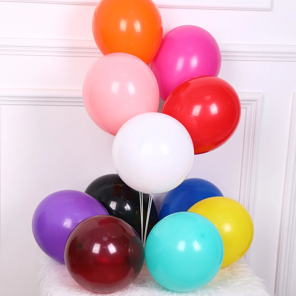 Матовые латексные шарики 30 шт. 10/12 дюймов розовые синие красные зеленые для бейби