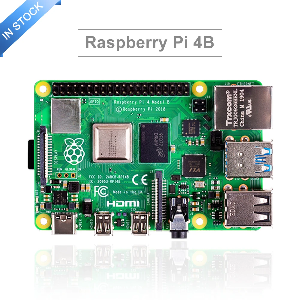 

Latest Raspberry Pi 4 Model B with 2/4/8GB RAM raspberry pi 4 BCM2711 Quad core Cortex-A72 ARM v8 1.5GHz Speeder Than Pi 3B