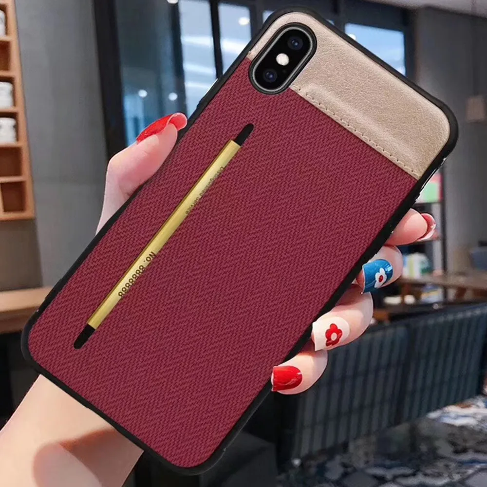 Чехол VRSDES из искусственной кожи для iPhone 7, 8 plus, X, XS, с отделением для карт, 7 plus, 8 plus, XS, XR, XS MAX, чехлы
