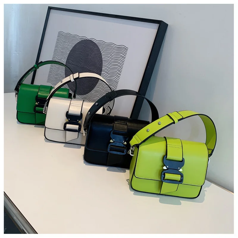 

White Handbags Women 2021 Trendy Lock Cell Phone Bags Small Crossbody Bag Women Fashion Square Shoulder Bag Mini Pouch Hand Bag