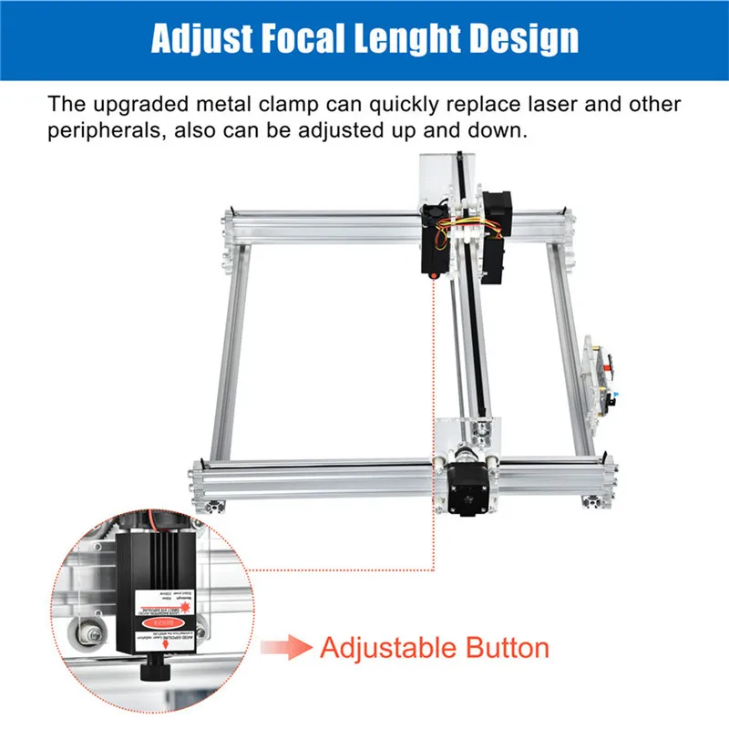 CNC лазерные наборы для гравировки CNC маршрутизатор резьба по дереву гравировальный станок для резки DIY логотип лазерный гравер принтер 40x30 см 2 оси 7000 МВт